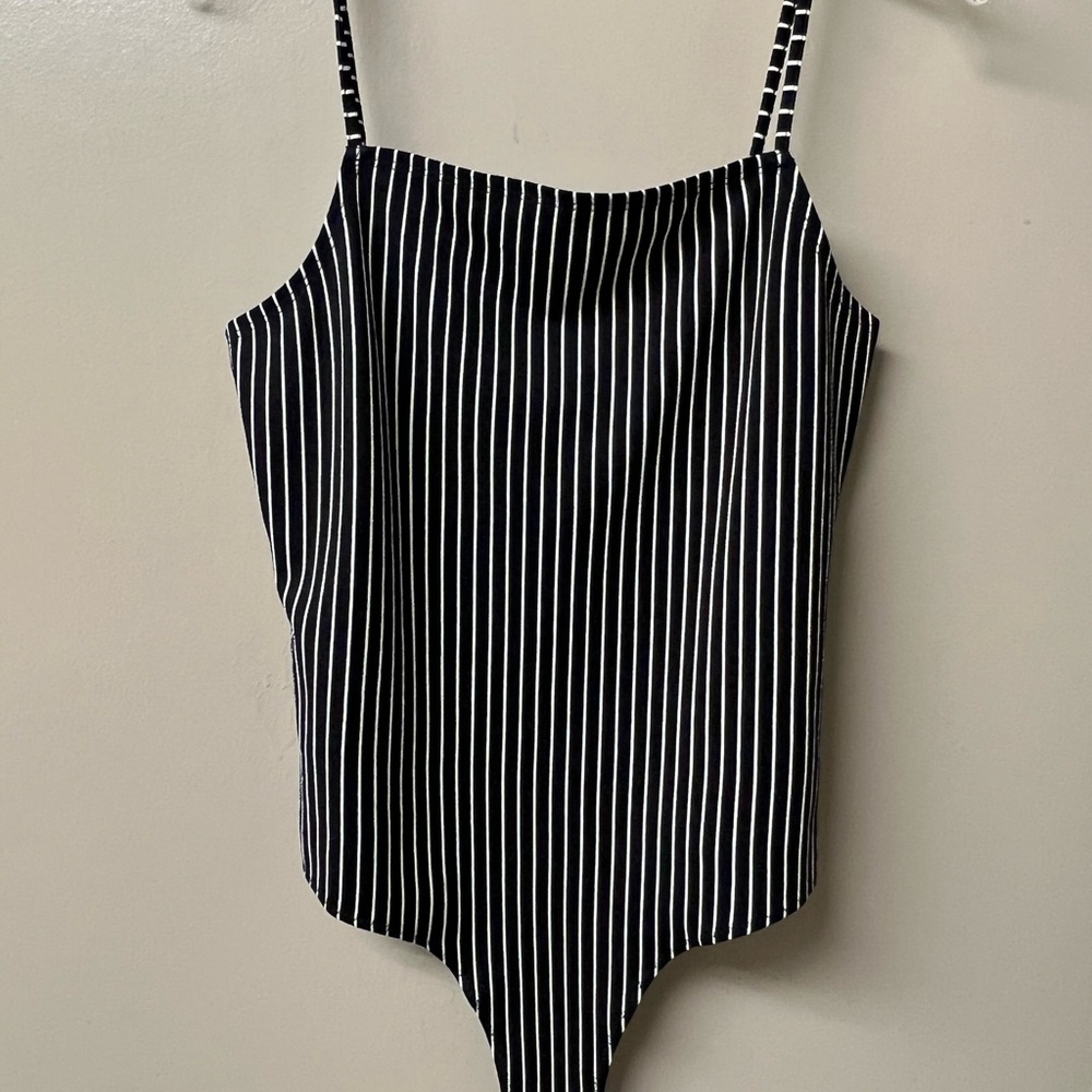 Striped Bodysuit - Picture 2 of 3